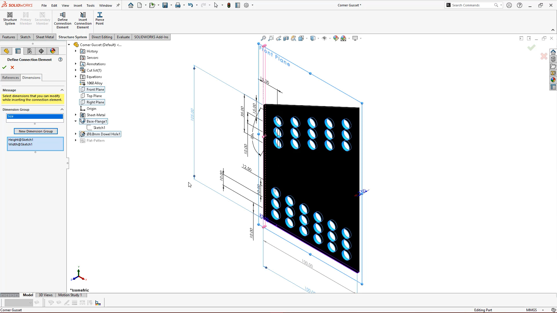 Connection Detailing In SOLIDWORKS 2022